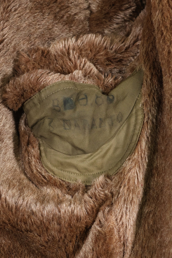 1940s WWII M-43 Field Jacket with thermal liner, used.