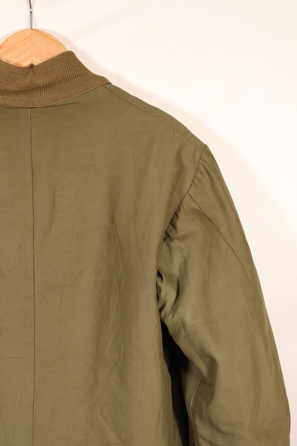 1940s WWII M-43 Field Jacket with thermal liner, used.