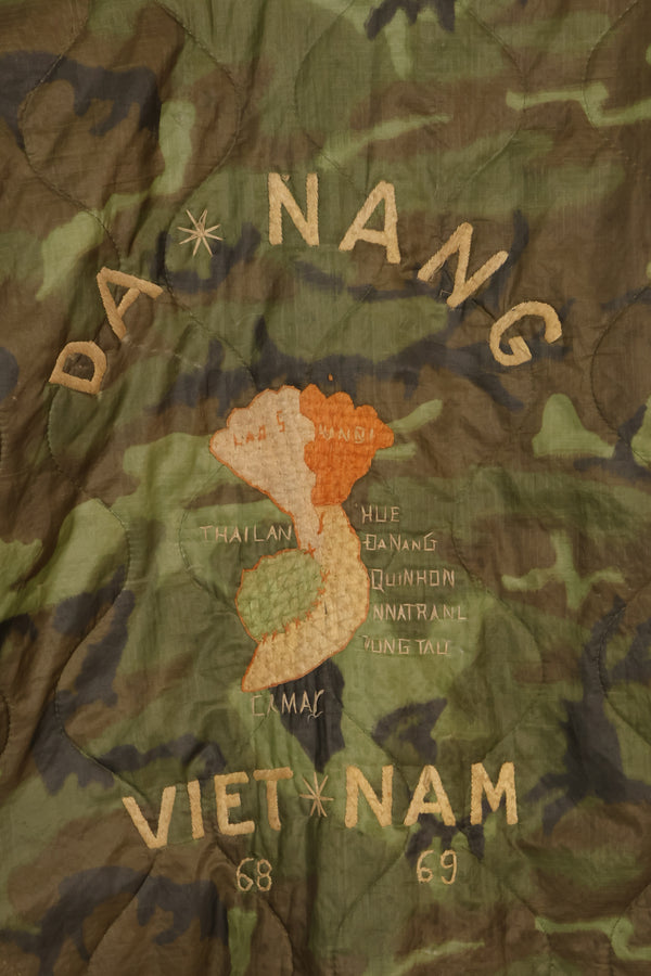 1968-69 large size Vietnam War tour jacket Viet Jean DA NANG used