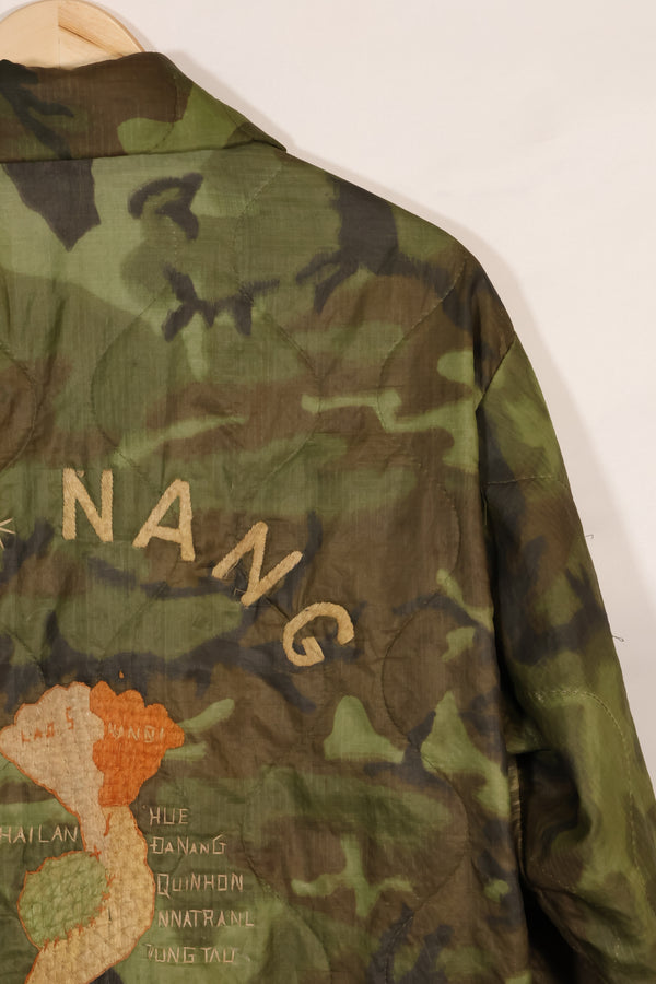 1968-69 large size Vietnam War tour jacket Viet Jean DA NANG used