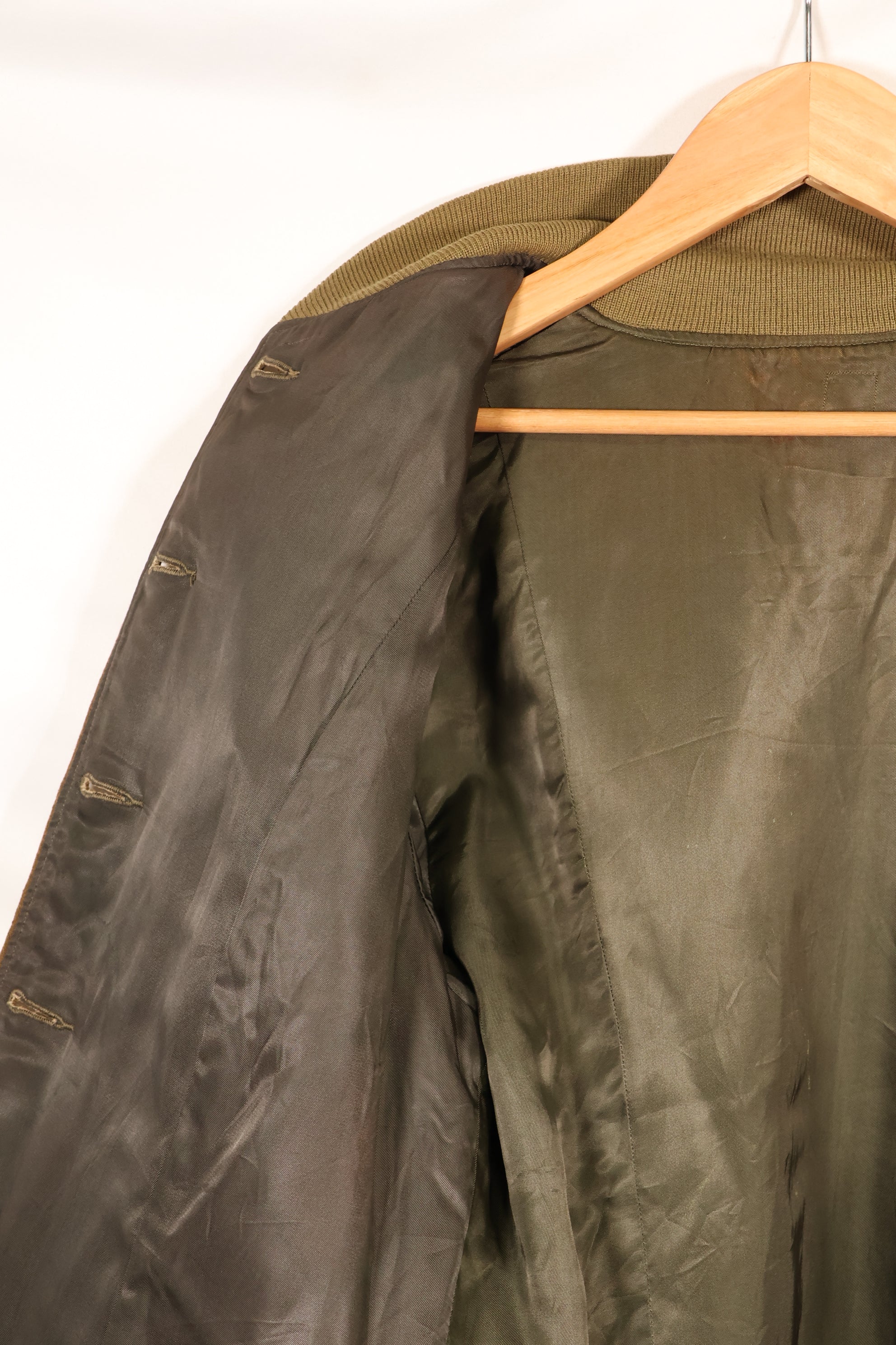 1940s WWII WAC U.S. Army Field Jacket Liner for Female Soldiers Used