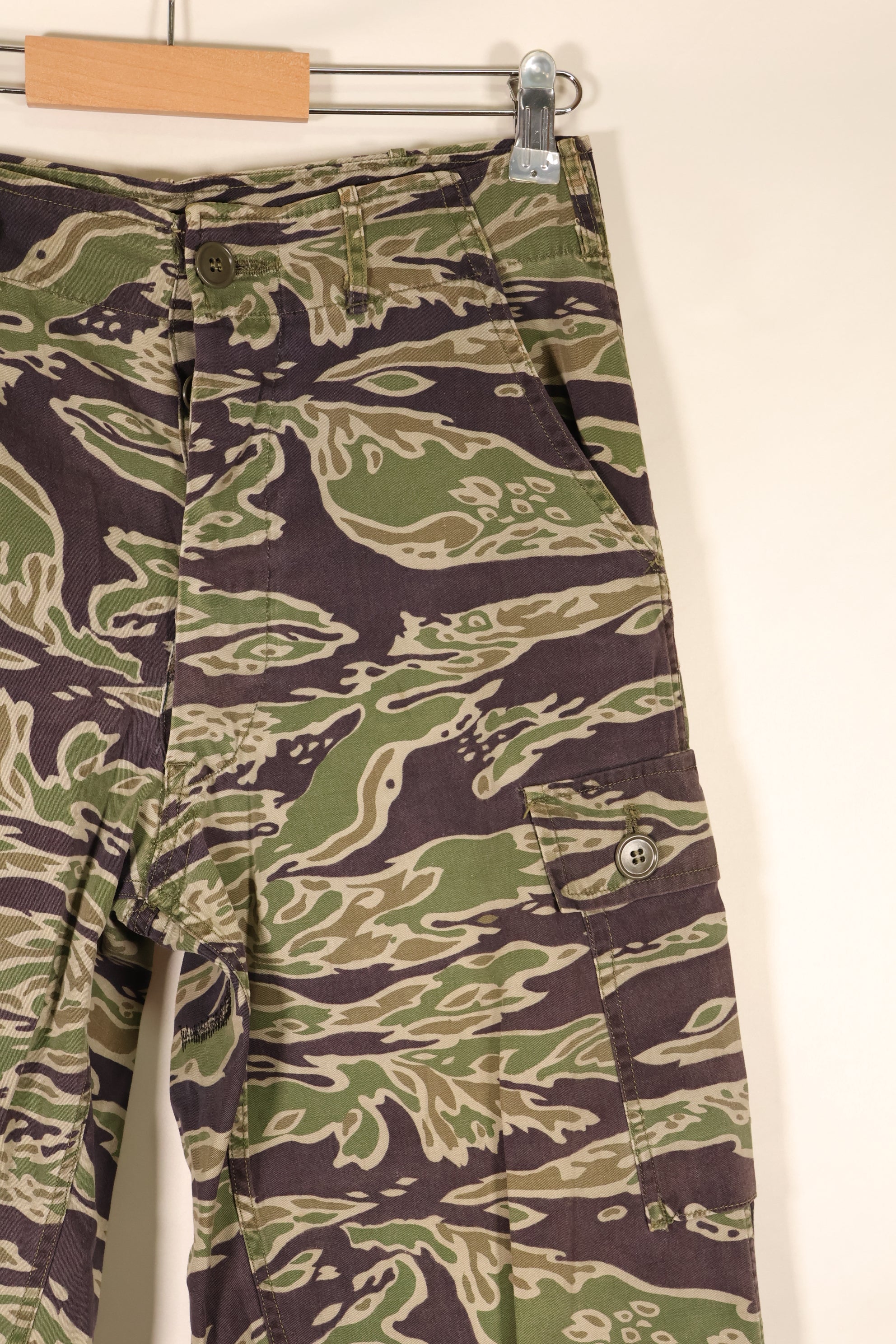 Late 1960s, A-L, Late War Lightweight Pattern, Tiger Stripe Pants, Used