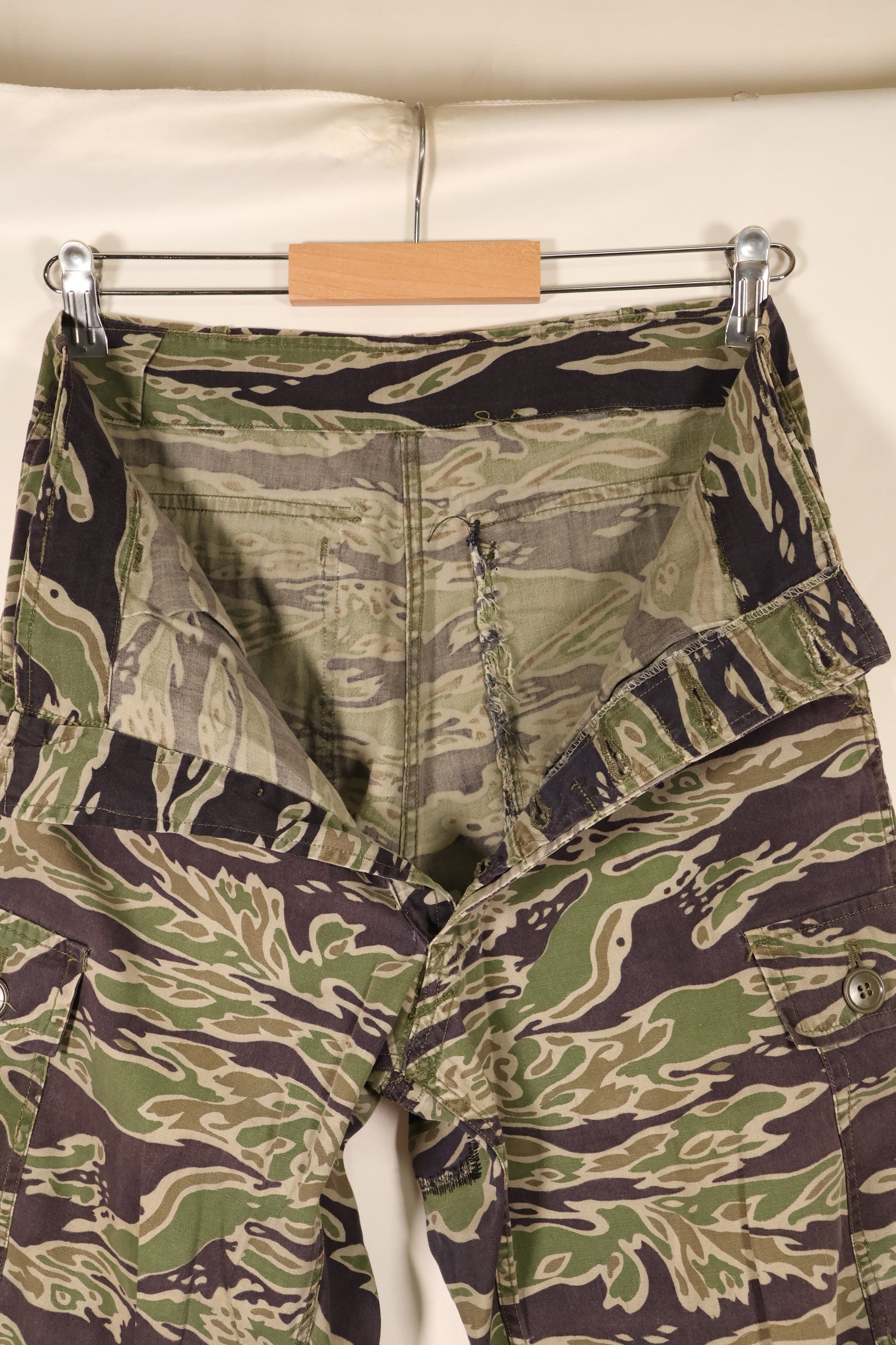 Late 1960s, A-L, Late War Lightweight Pattern, Tiger Stripe Pants, Used