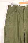 1951 contract M-R M51 cotton field pants, faded, used.