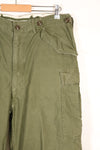 1951 contract M-R M51 cotton field pants, faded, used.