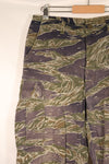 Estimated circa 1966; Privately sourced; Silver Tiger pattern; Tiger stripes; 2nd Model fatigue pants cut; Used