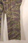 Estimated circa 1966; Privately sourced; Silver Tiger pattern; Tiger stripes; 2nd Model fatigue pants cut; Used