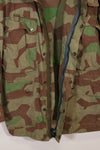 1950s West German splinter camouflage paratrooper jacket, used.