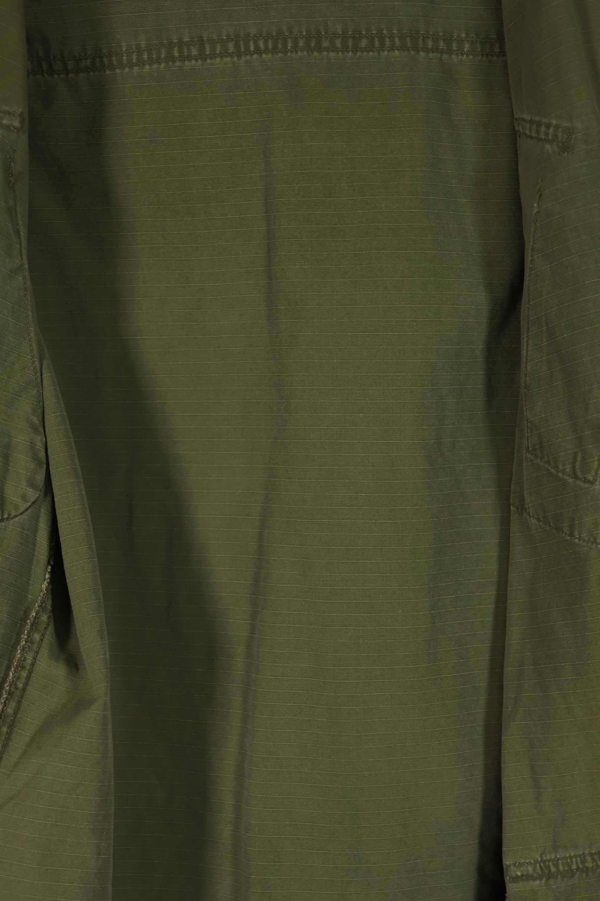 Real 1968 4th Model Jungle Fatigue Jacket, no size tag, used.