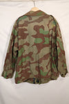 1950s West German splinter camouflage paratrooper jacket, used.