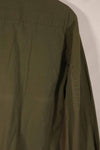 Real 1970 4th Model Jungle Fatigue Jacket M-R Sleeve stains, used.