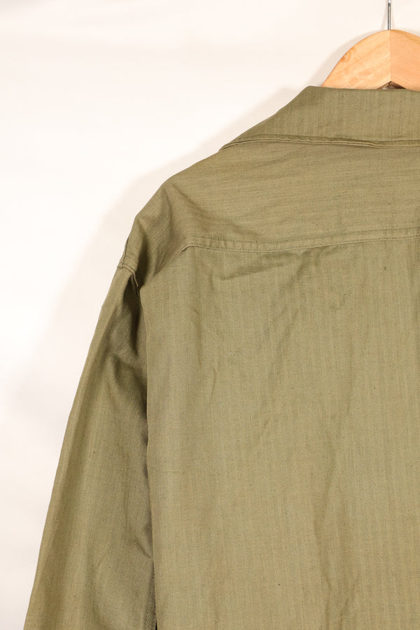 1940s 44R U.S. Army M-41 HBT utility jacket, almost unused.
