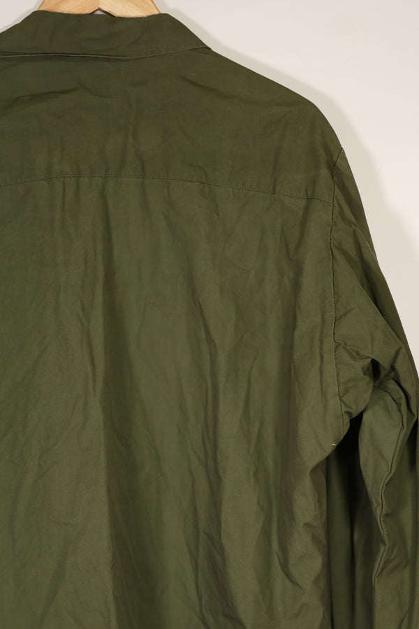 Real 1966-1967 3rd Model Jungle Fatigue Jacket L-R with damage.