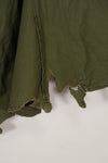 Real 1966-1967 3rd Model Jungle Fatigue Jacket L-R with damage.