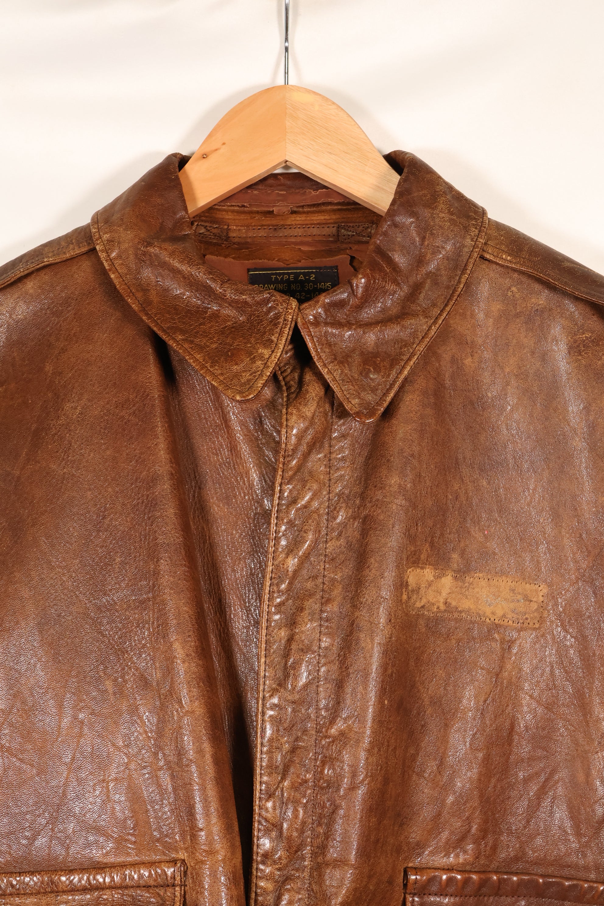1940s size 42 USAAF A-2 flight jacket Rough Wear Clothing Co. used