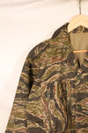 Late 1960s | Locally made | Estimated to be made in Vietnam or Thailand | Tiger-striped shirt | Used