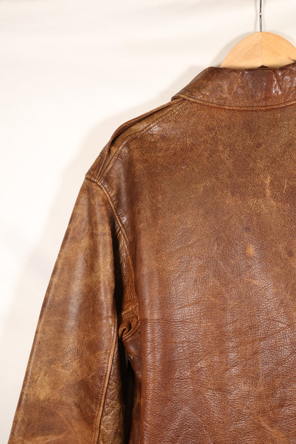 1940s size 42 USAAF A-2 flight jacket Rough Wear Clothing Co. used