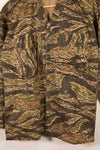 Late 1960s | Locally made | Estimated to be made in Vietnam or Thailand | Tiger-striped shirt | Used