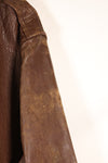 1940s size 42 WWII U.S. Army Air Corps USAAF A-2 flight jacket with name, used.