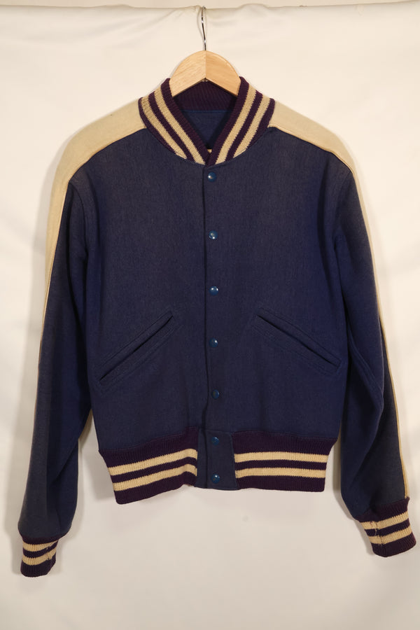 Estimated late 1940s-50s US Army pilot's personal stadium jacket, used, Erding Air Force Base.