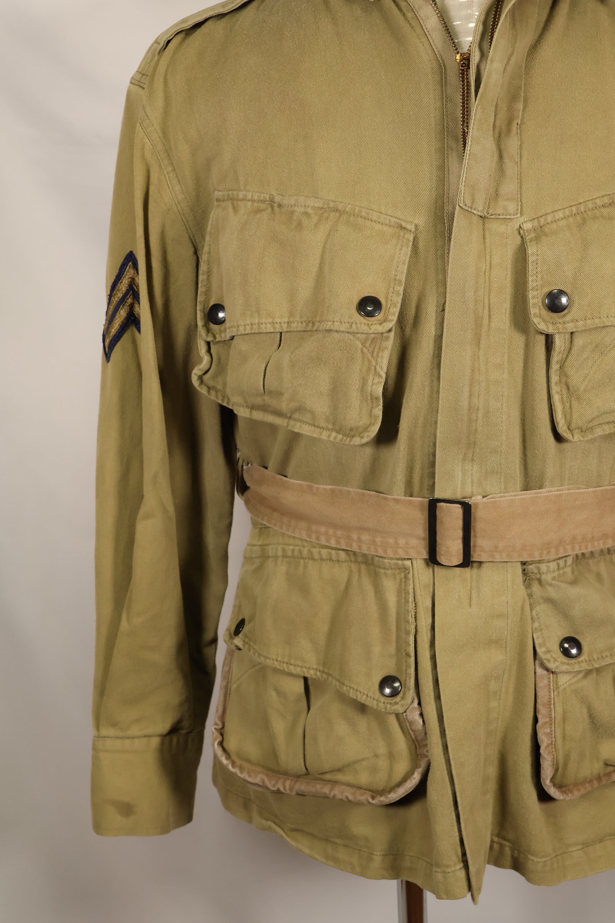 Movie Costume 42R Movie Private Ryan US Army M42 Jump Jacket Used B