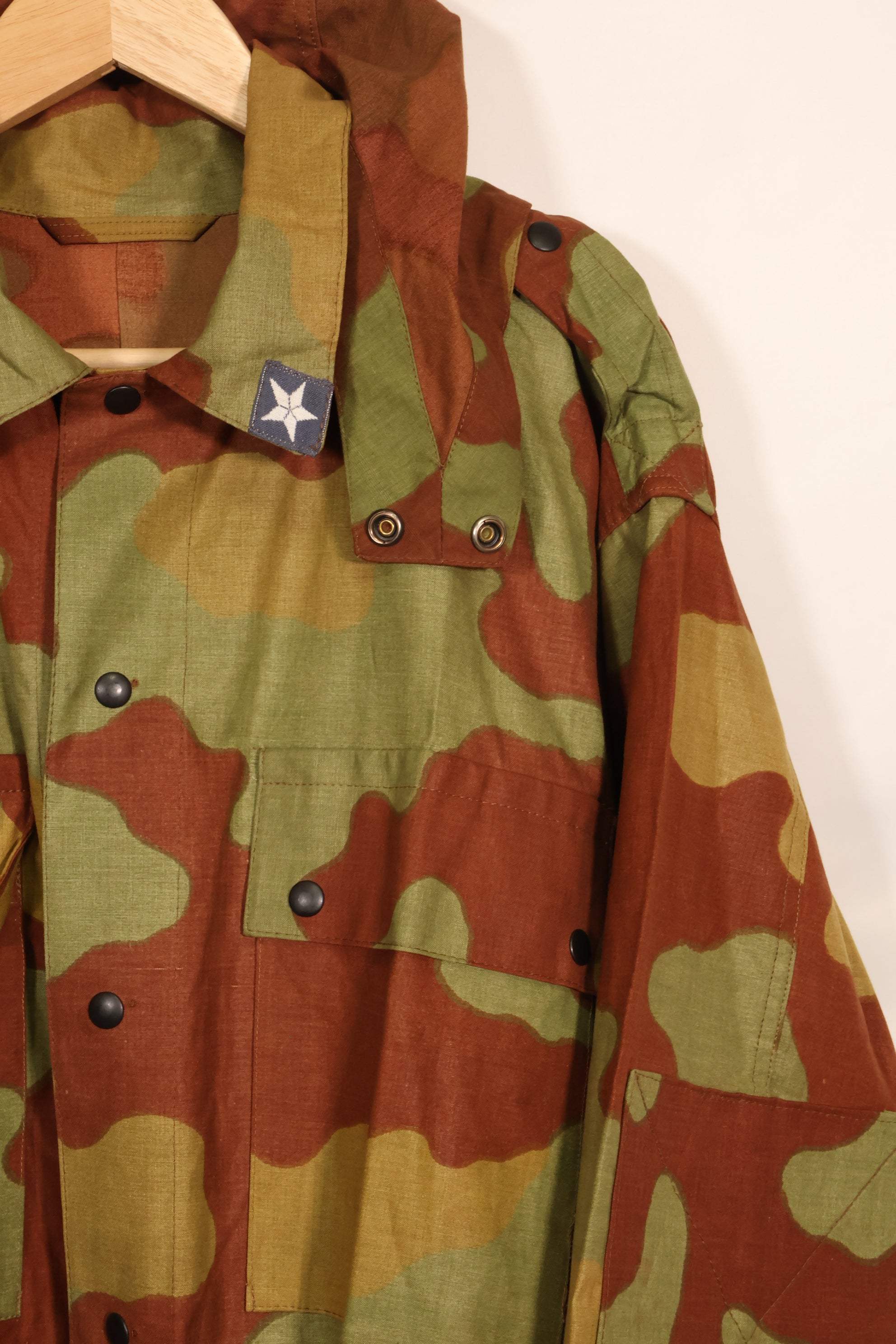 1960s Italian Army San Marco camouflage field jacket, almost unused.