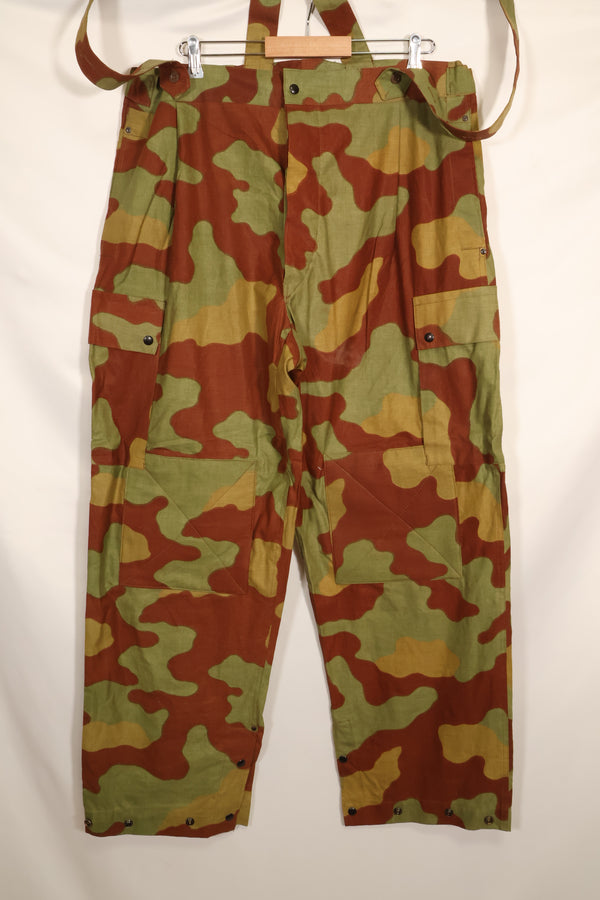 1960s Italian Army San Marco camouflage overpants, almost unused.