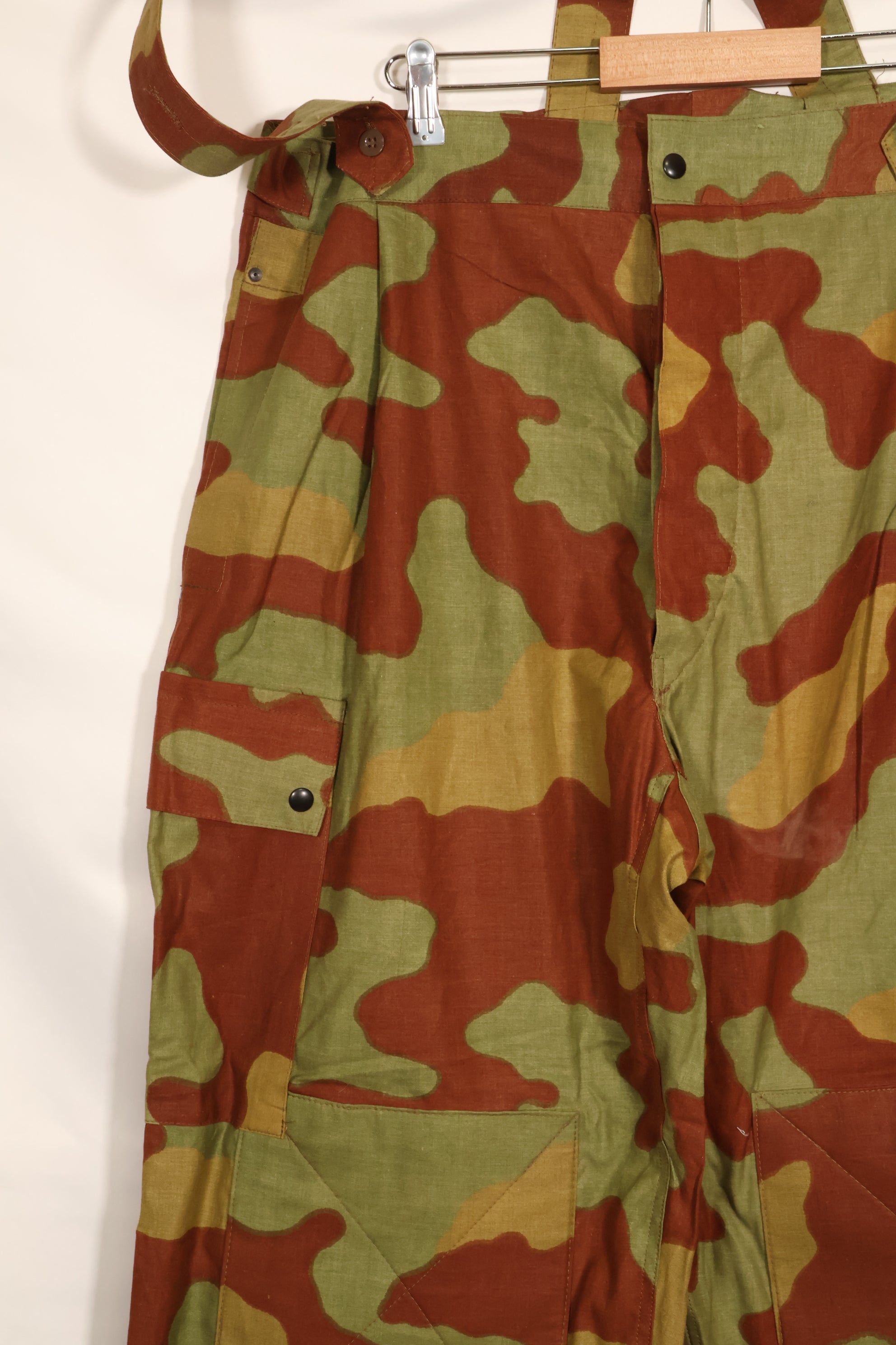 1960s Italian Army San Marco camouflage overpants, almost unused.