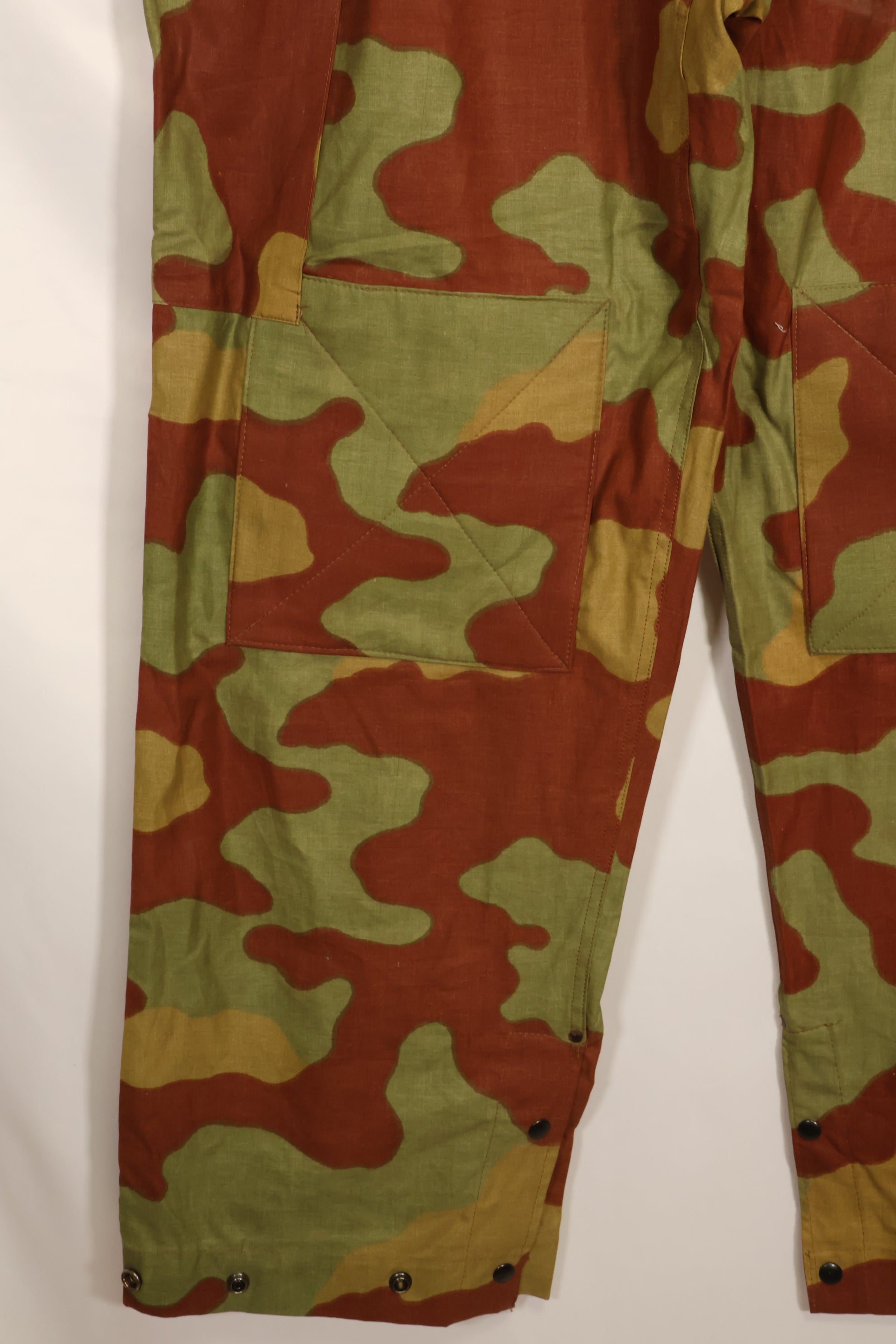 1960s Italian Army San Marco camouflage overpants, almost unused.