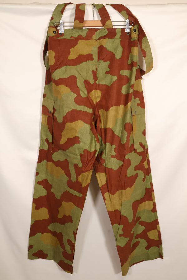 1960s Italian Army San Marco camouflage overpants, almost unused.