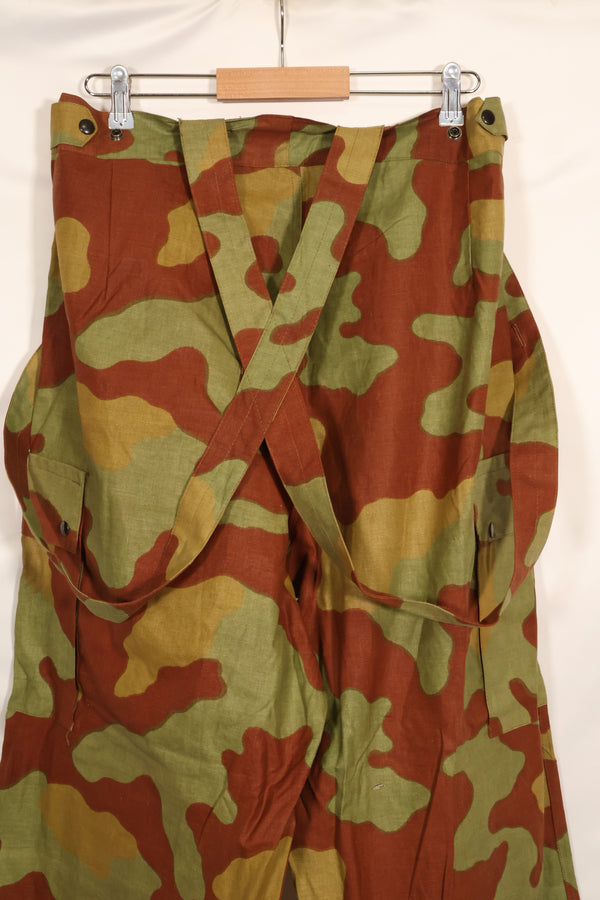 1960s Italian Army San Marco camouflage overpants, almost unused.