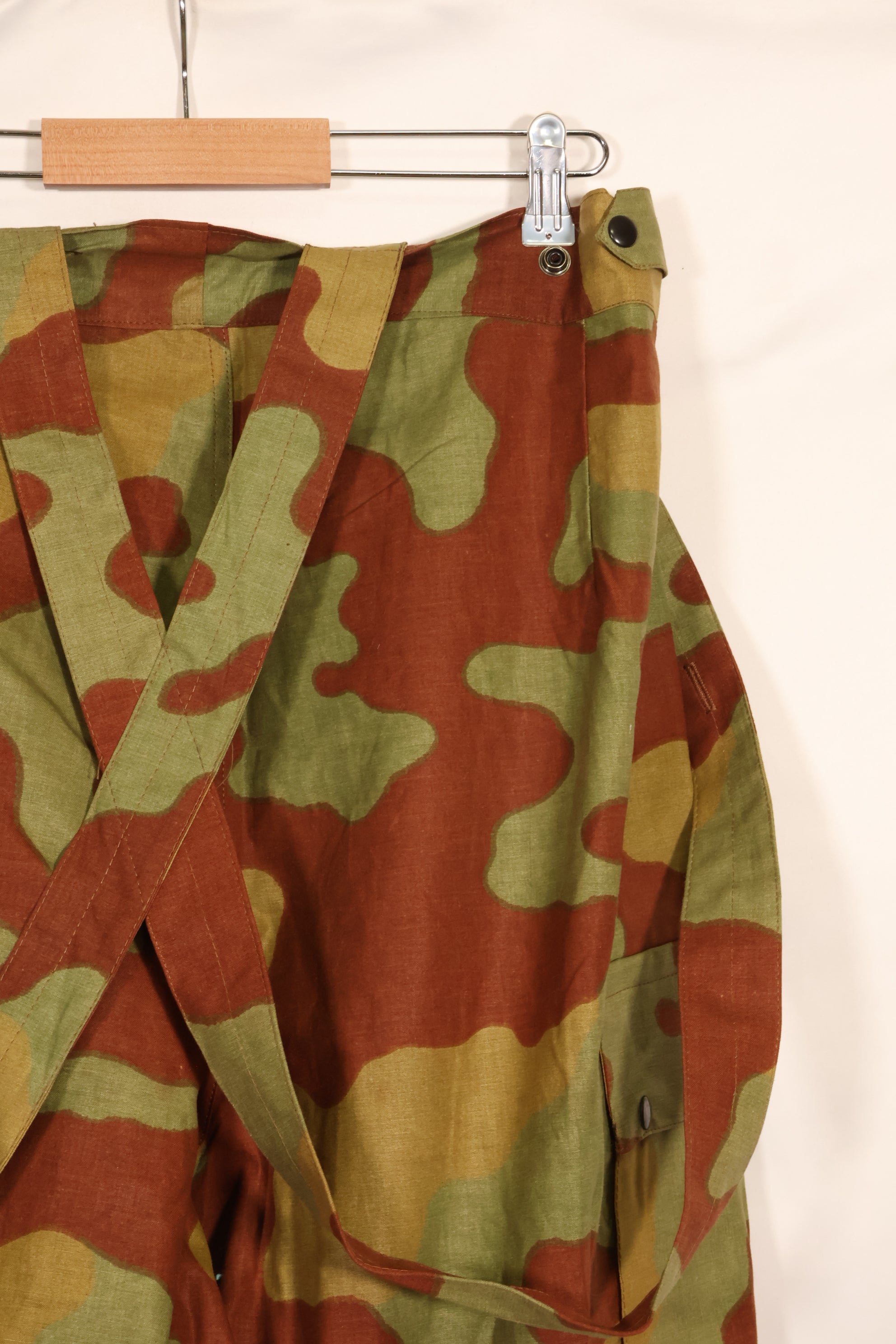 1960s Italian Army San Marco camouflage overpants, almost unused.
