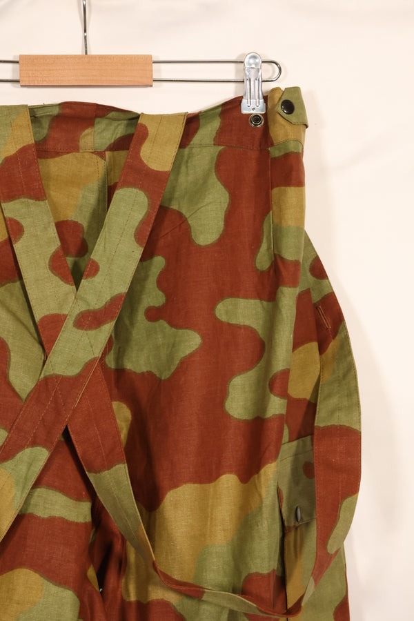 1960s Italian Army San Marco camouflage overpants, almost unused.