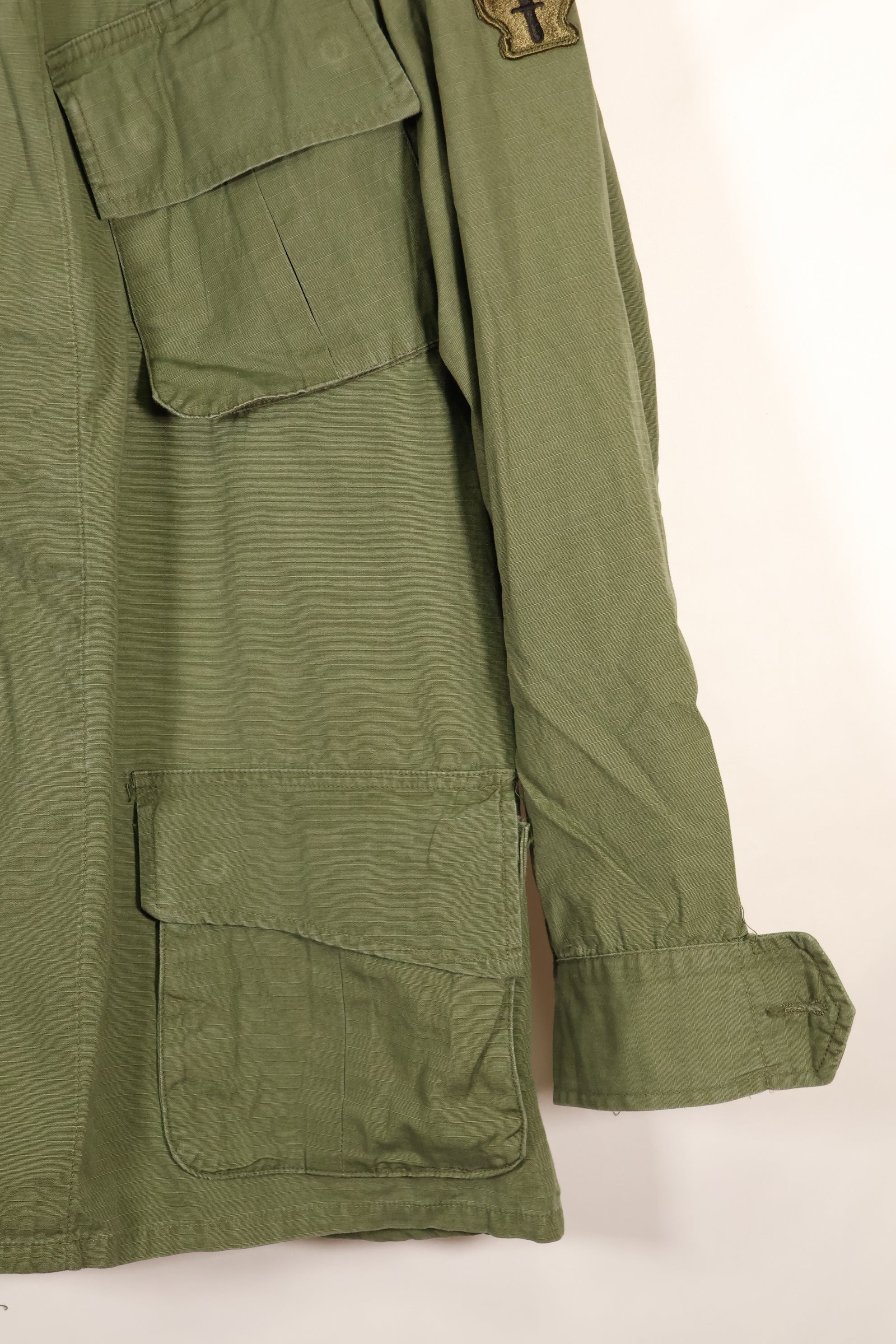1968 Contract M-R 1980's Green Beret 4th Model Jungle Fatigue Jacket Used