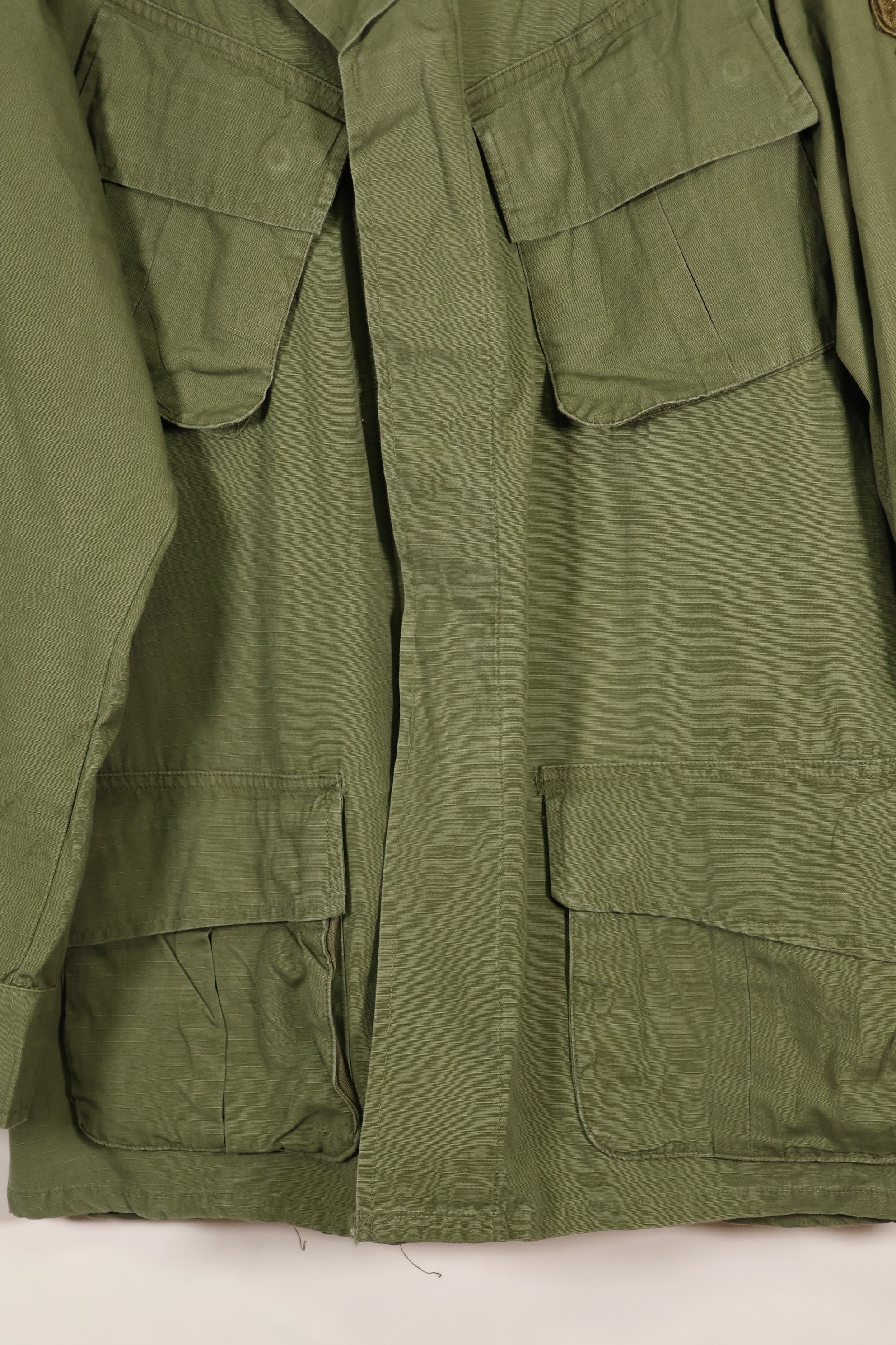 1968 Contract M-R 1980's Green Beret 4th Model Jungle Fatigue Jacket Used