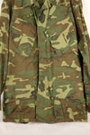 1966-67 Contract M-R ERDL Early Print Jungle Fatigue Jacket Used