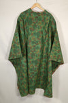 Real 1944 USMC frogskin camouflage rubberized rain poncho, good condition, used.