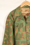1960's Privately Sourced U.S. Marine Corps Frogskin Poncho Shirt and Pants Set Made in South Vietnam