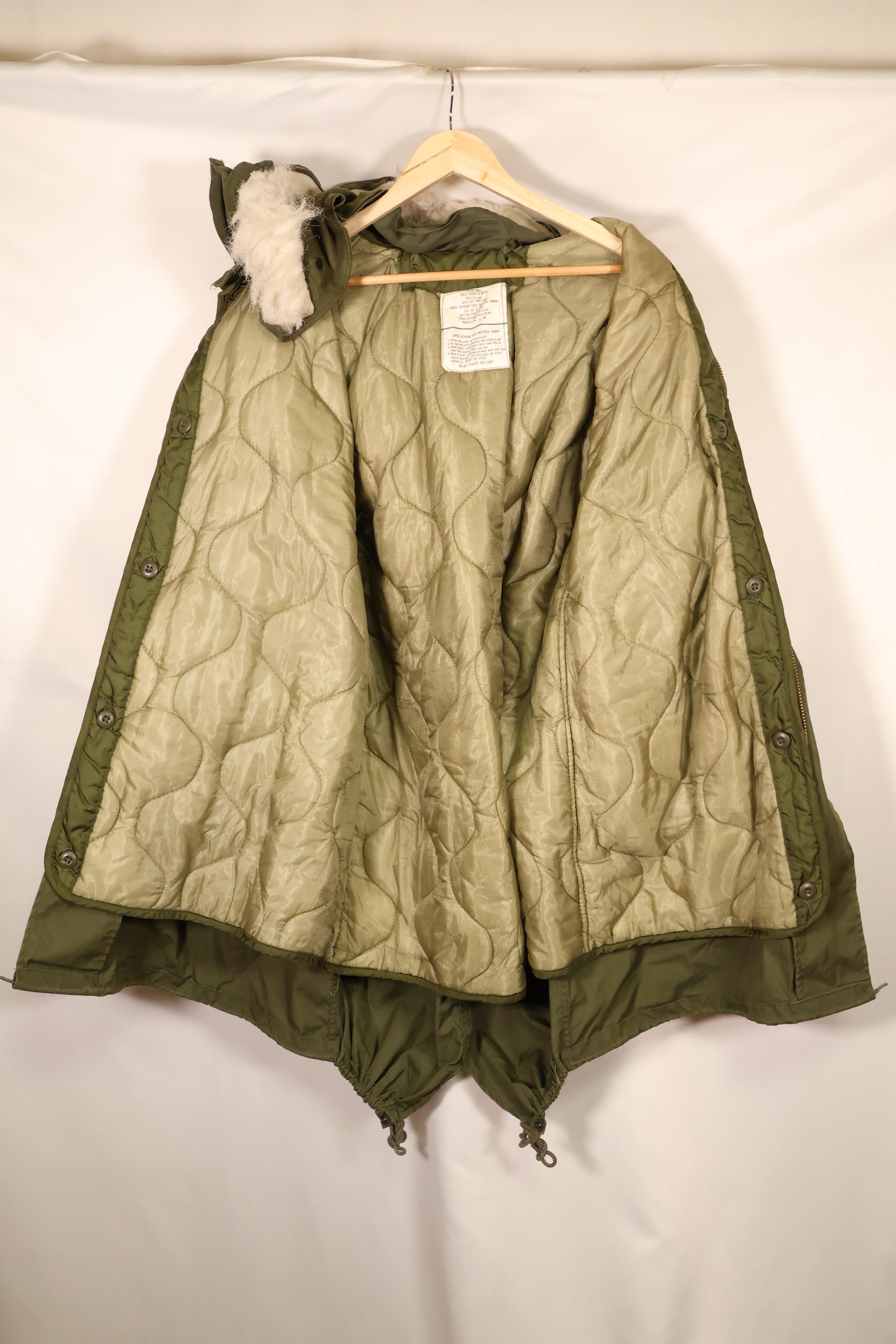 1985, 1973 Contracts — XS — U.S. Military — M65 Field Parka — Mix of Different Years — Used