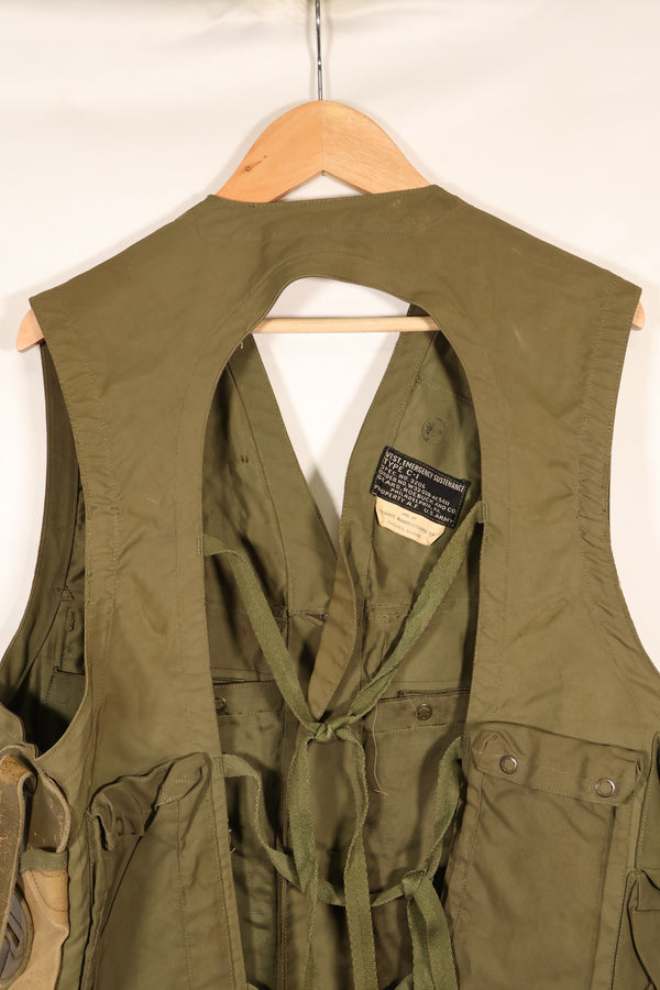 1940's U.S. Army Air Corps USAAF C-1 Survival Vest, beautiful, used.