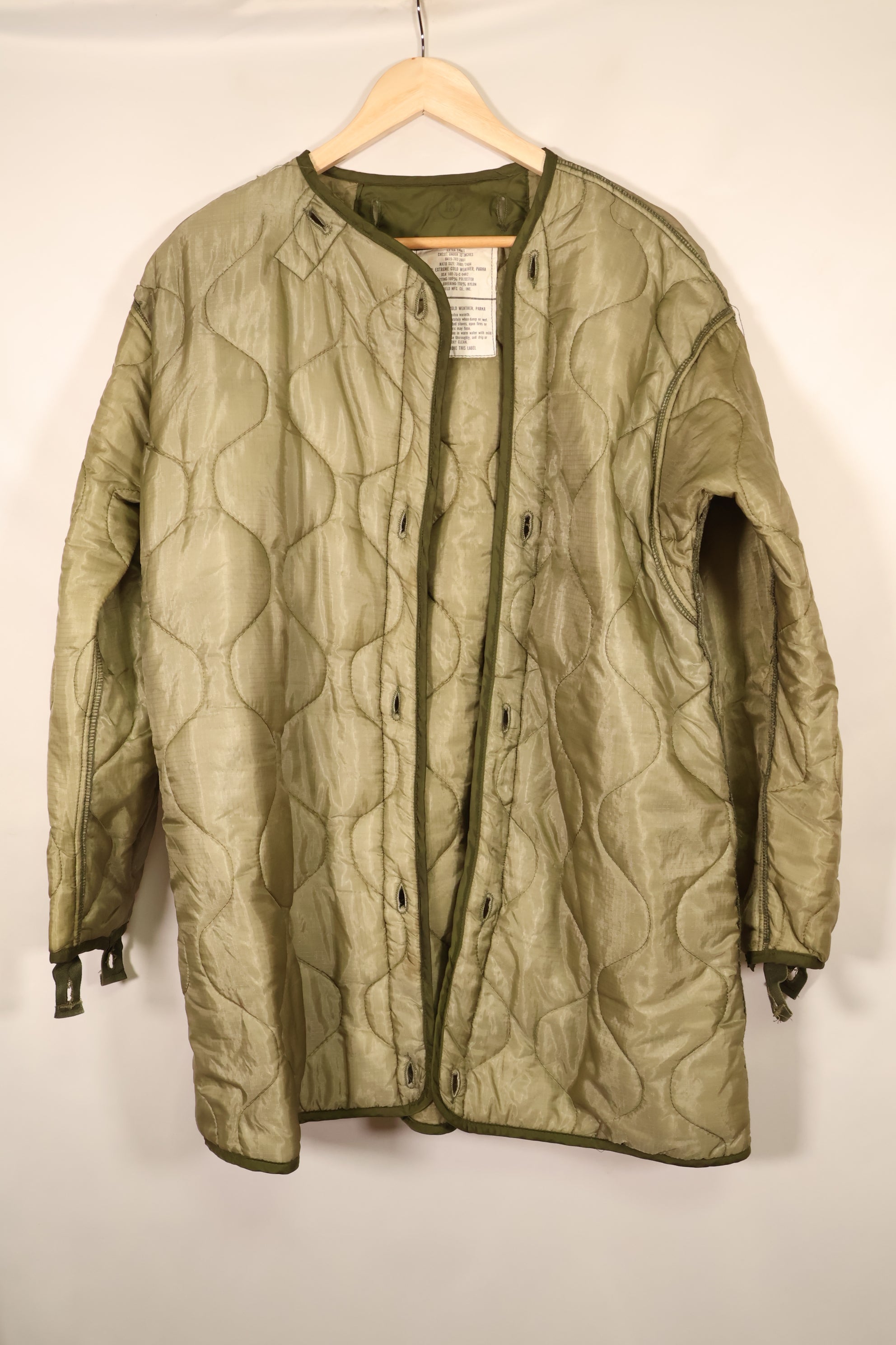 1985, 1973 Contracts — XS — U.S. Military — M65 Field Parka — Mix of Different Years — Used