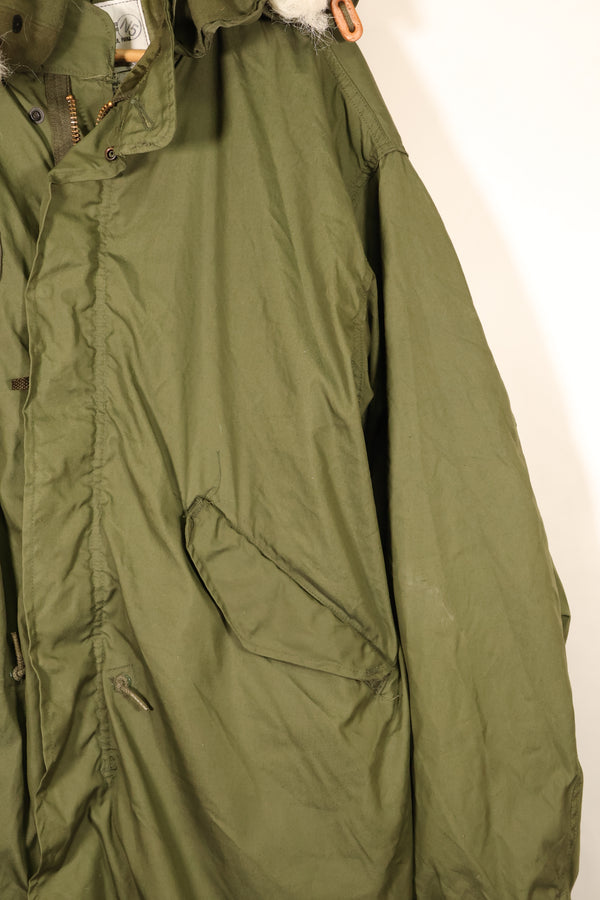 1983 Contract, MEDIUM, U.S. Military, M65 Field Parka, Set with Liner, Good Condition, Used