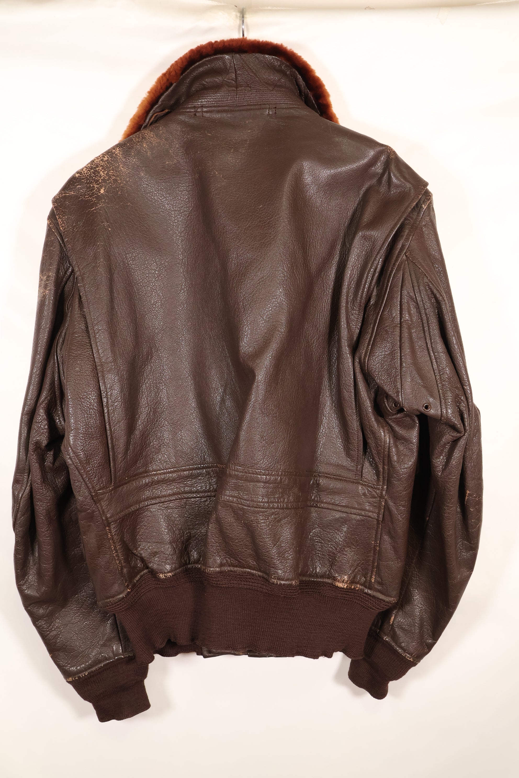 Early 1960s lot size 42 G-1 intermediates zone flight jacket, used.