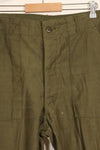 1974 Accounting TYPE 3 36 x 31 US Army OG-107 Utility Pants Baker Pants Used B