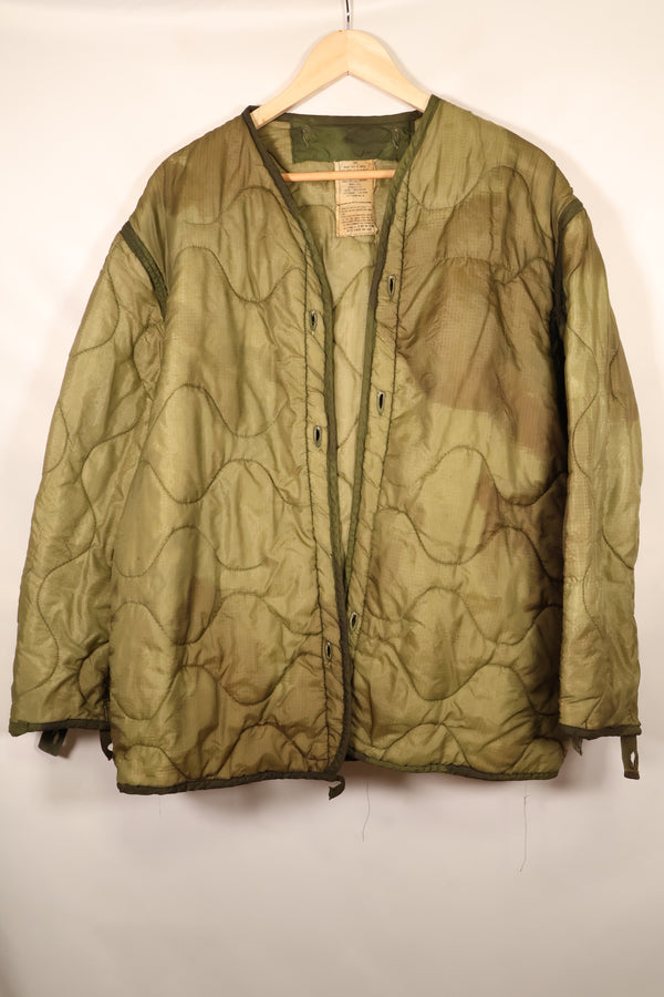 1969 Contract X-L-R M65 Field Jacket, 2nd Model; 1981 Contract, with Liner; Used