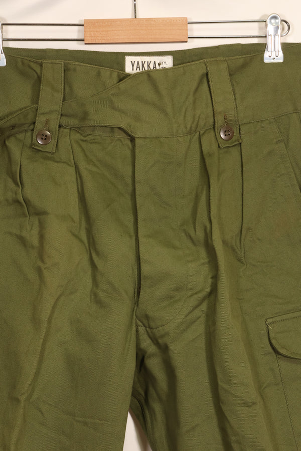 1967 contract almost dead stock Vietnam War Australian Army feel pants, almost unused.