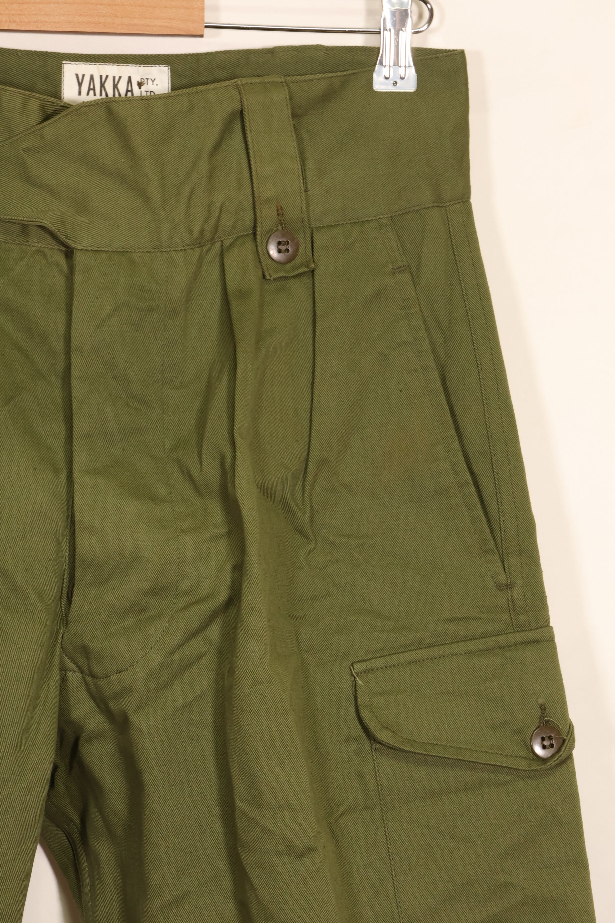 1967 contract almost dead stock Vietnam War Australian Army feel pants, almost unused.