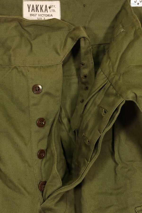 1967 contract almost dead stock Vietnam War Australian Army feel pants, almost unused.