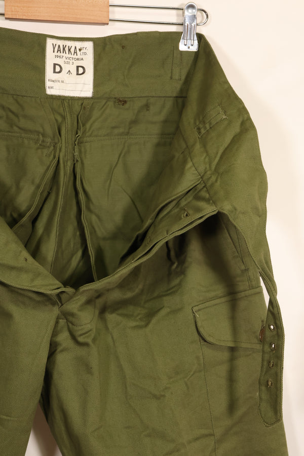 1967 contract almost dead stock Vietnam War Australian Army feel pants, almost unused.