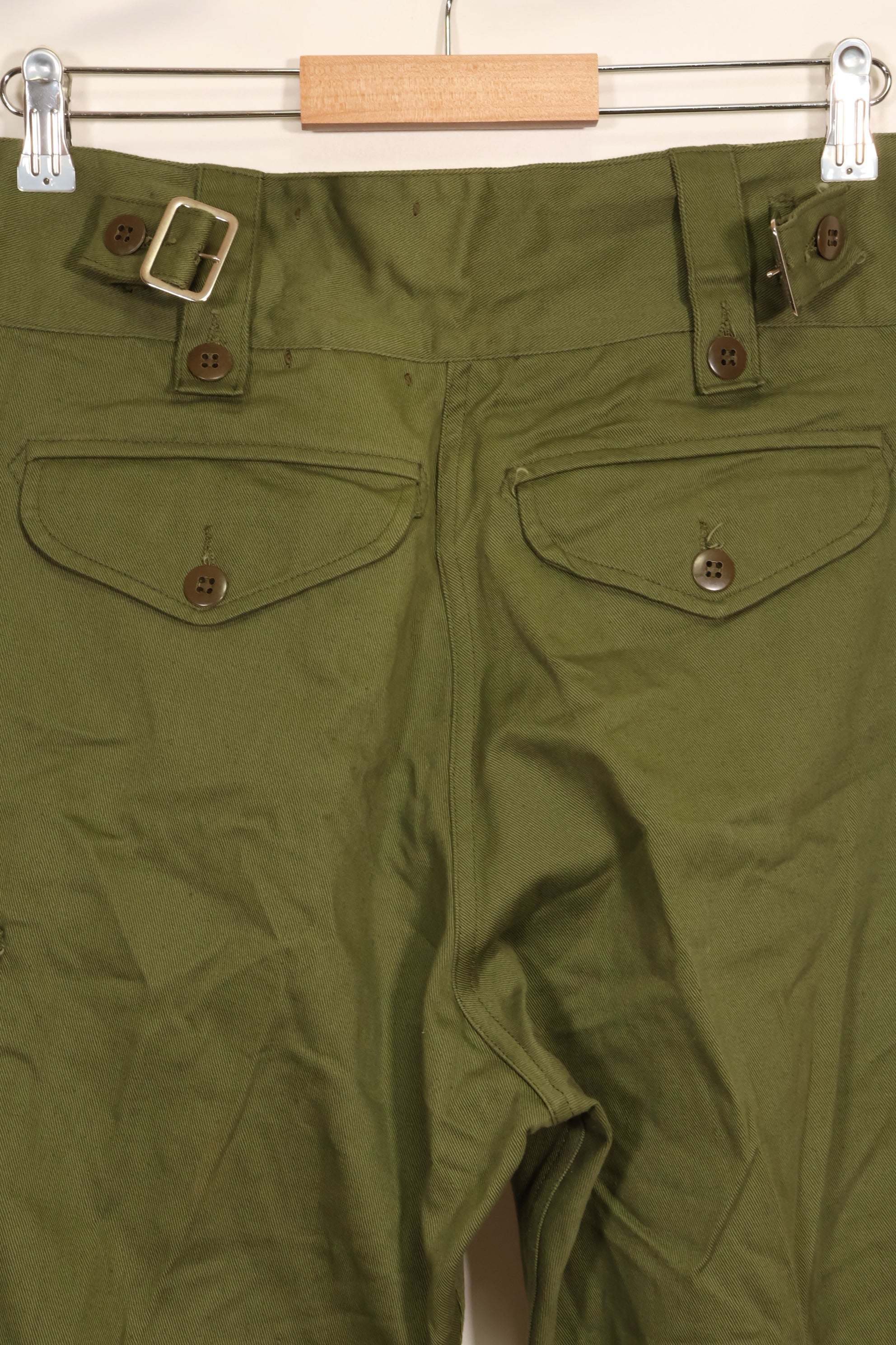 1967 contract almost dead stock Vietnam War Australian Army feel pants, almost unused.